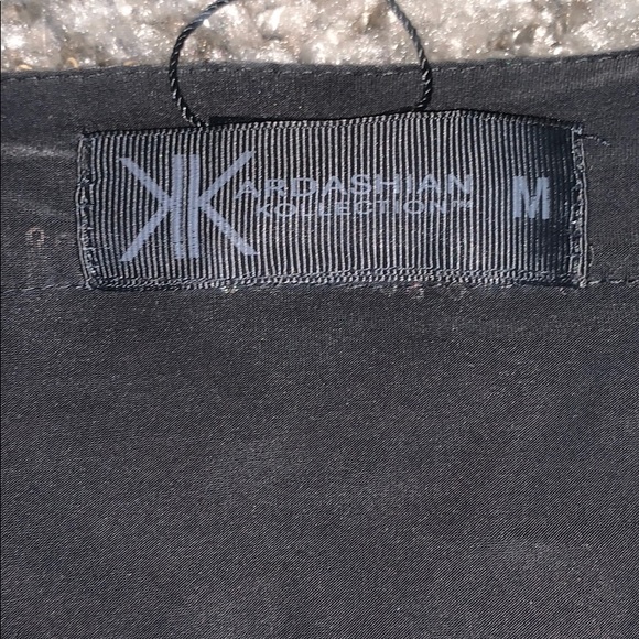 Kardashian Kollection sequin lined black JUMPSUIT - Picture 4 of 6